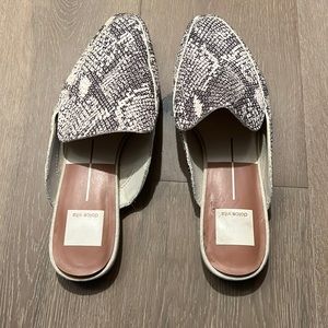 Dolce Vita Snakeskin Mules